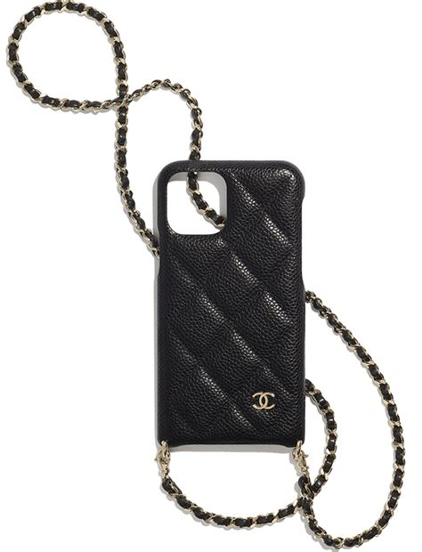 chanel bag phone cases|chanel phone case with chain.